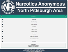 Tablet Screenshot of northpittsburghna.org